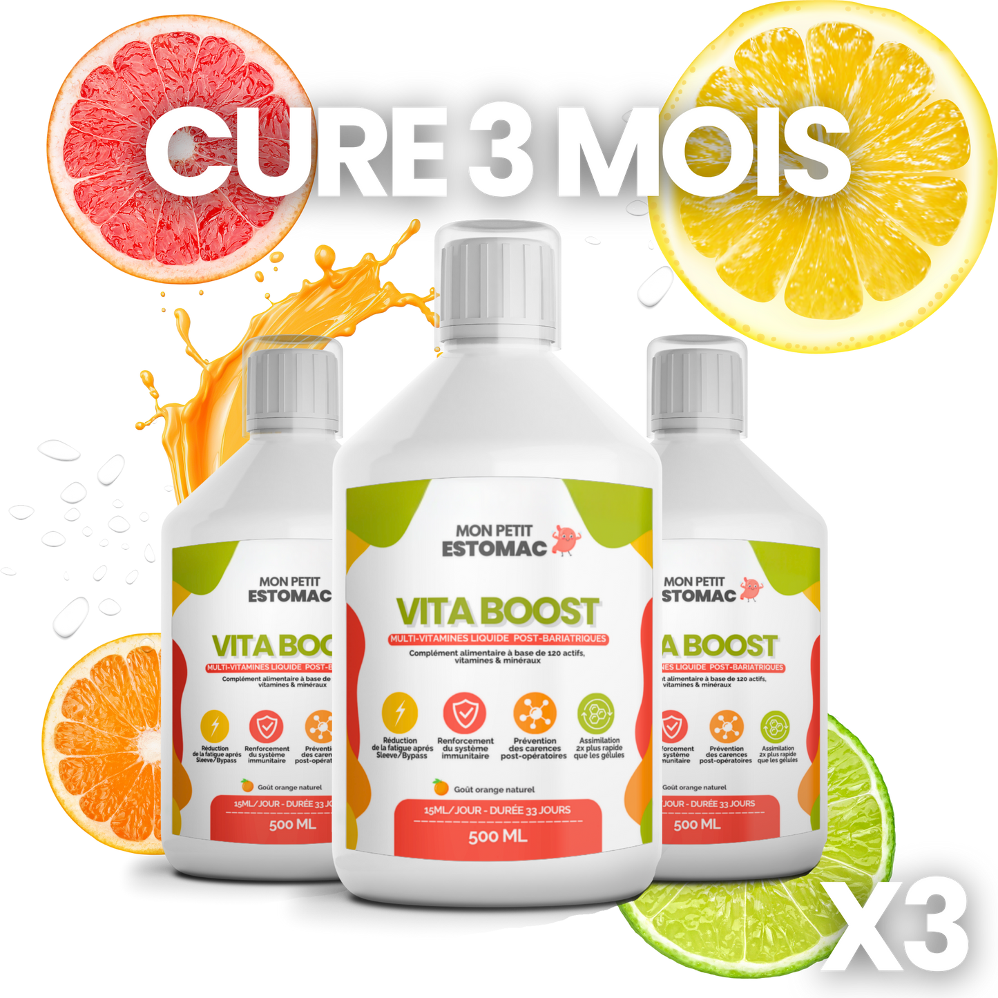 Pack 3 mois cure VITA BOOST