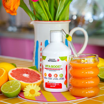 Vita Boost vitamines liquides naturelles riches en vitamine et mineraux sleeve et by pass